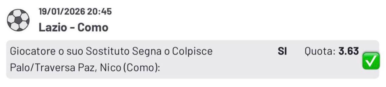 Risultato Esatto Vincente